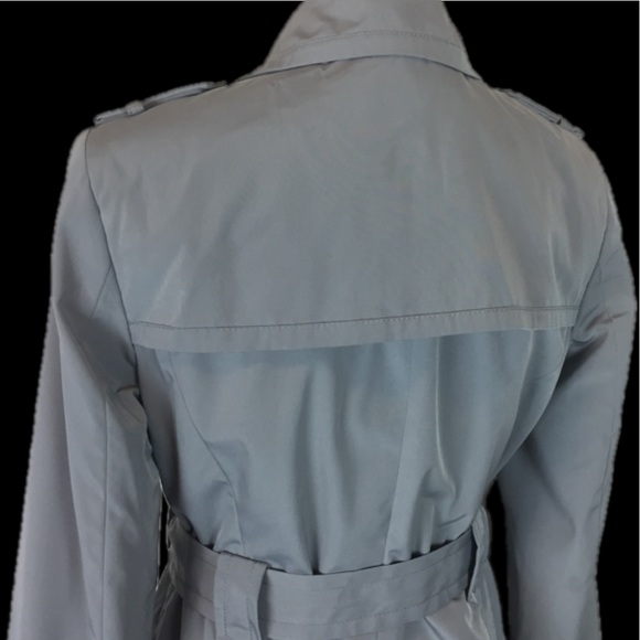 Calvin Klein Double Breasted Belted Pea Coat - Picture 8 of 8